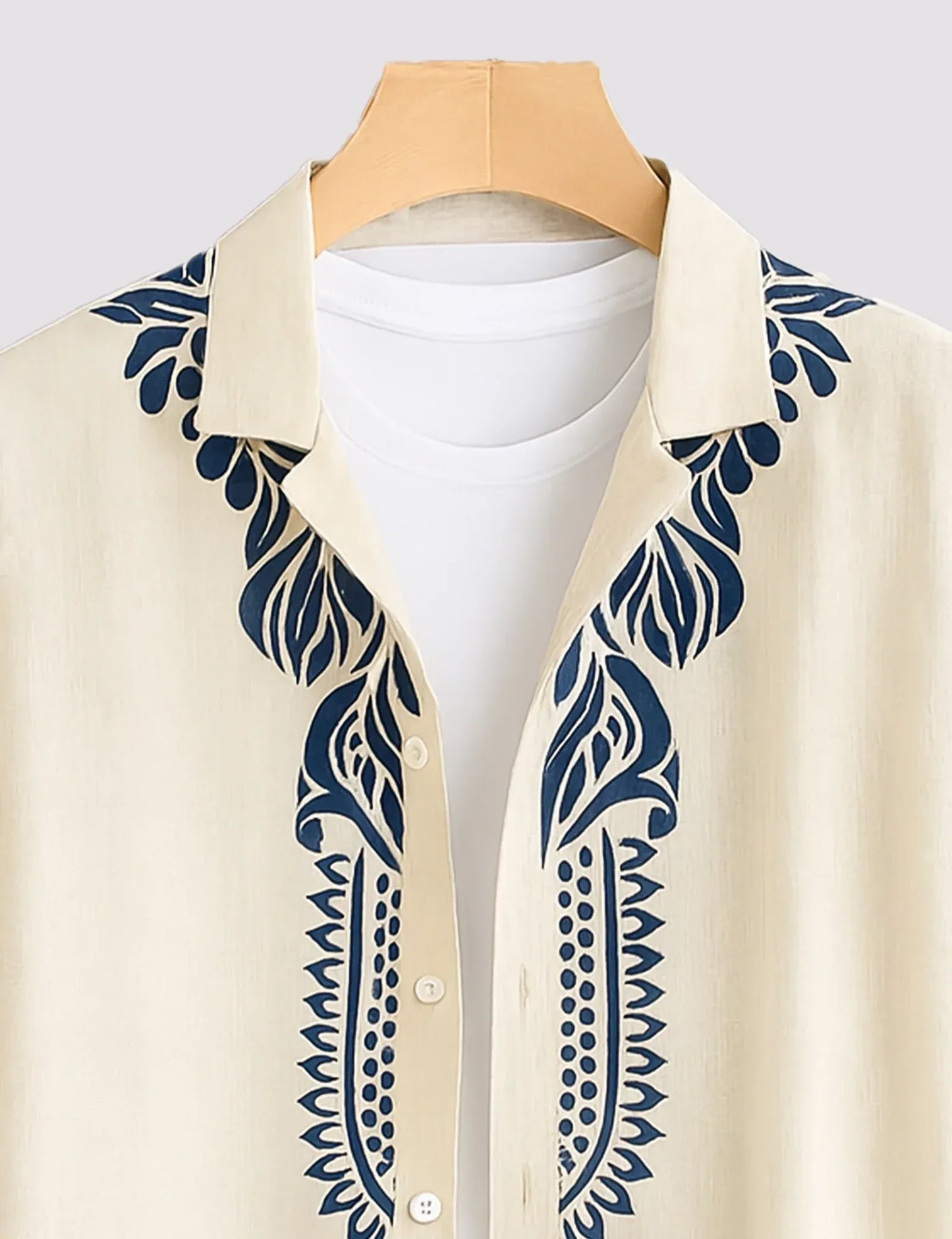 Fazone Men's Premium Tropical Print Half Sleeve Casual Shirt